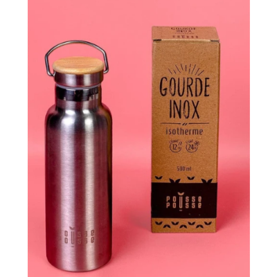 Gourde isotherme en inox (500 ml)