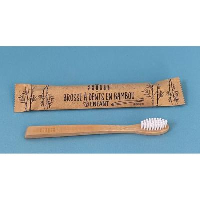 Brosse a dents souple enfant en bambou